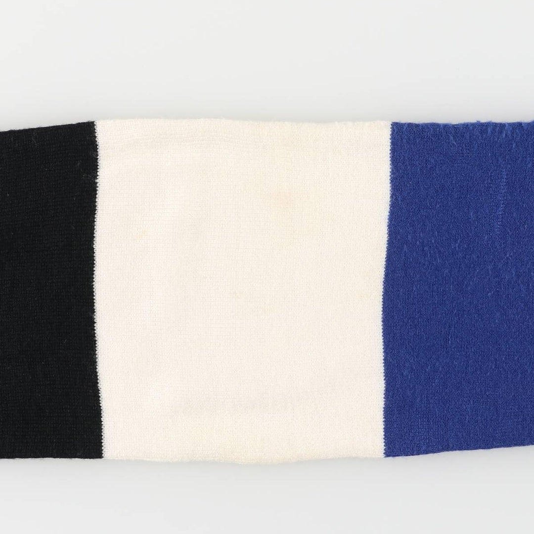 Canterbury Bath Ragby Acrylic Scarf acrylic blue type Vintage Second Hand