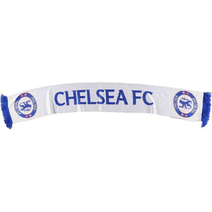 Premier League Chelsea FC Soccer Acrylic Scarf, Made in the UK acrylic blue type Vintage Second Hand