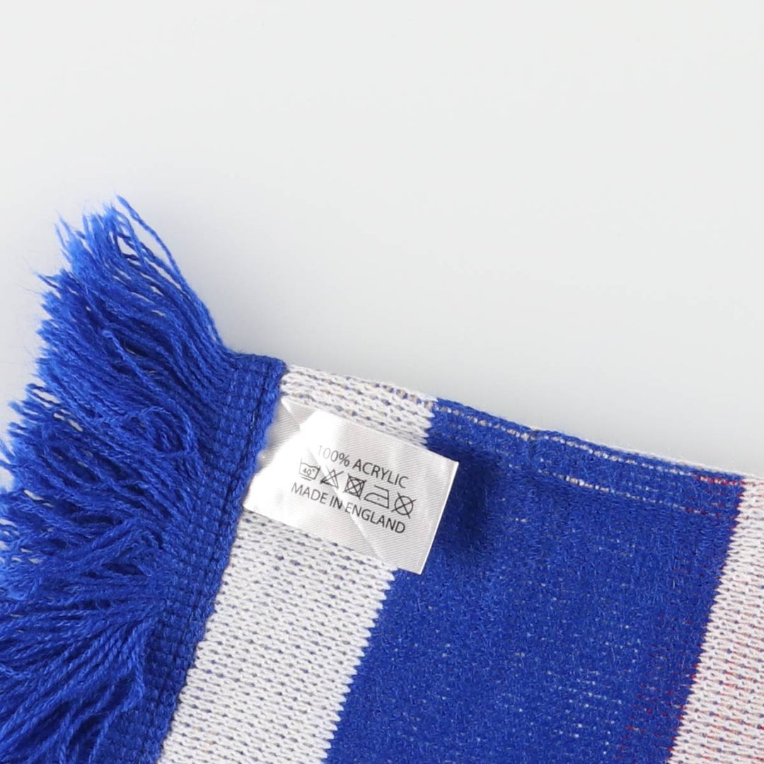 Premier League Chelsea FC Soccer Acrylic Scarf, Made in the UK acrylic blue type Vintage Second Hand