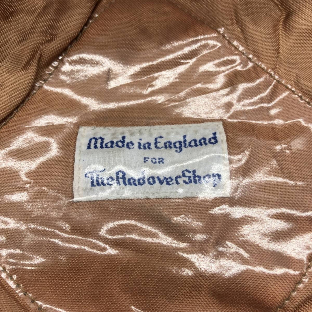 Check Pattern Wool Hunting Cap, Made in England, One Size Fits All wool brown type Vintage Second Hand