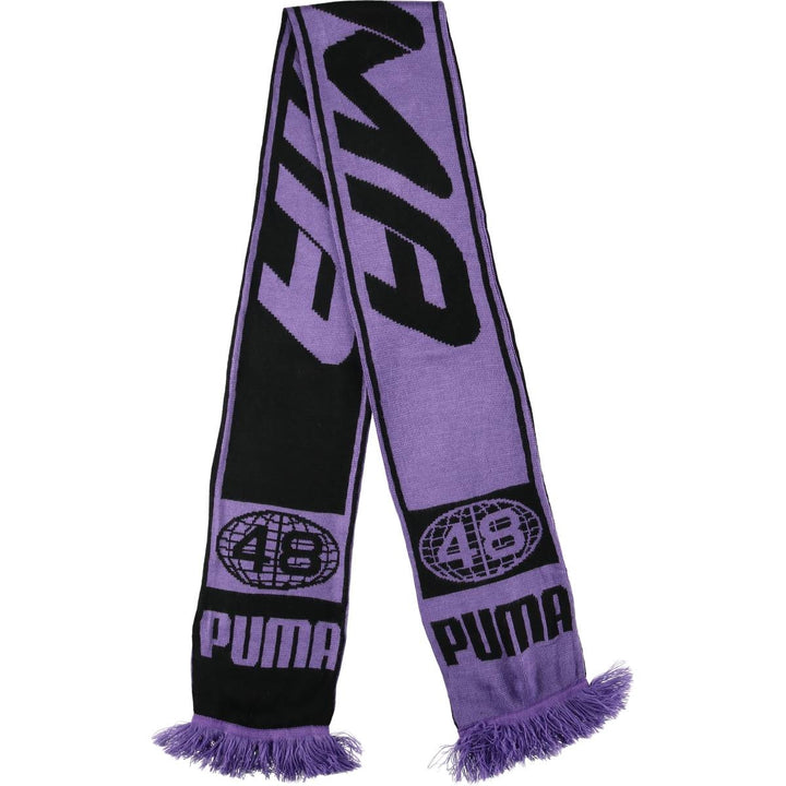 PUMA acrylic scarf unclear purple type Vintage Second Hand