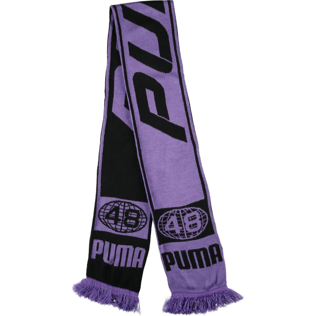 PUMA acrylic scarf unclear purple type Vintage Second Hand