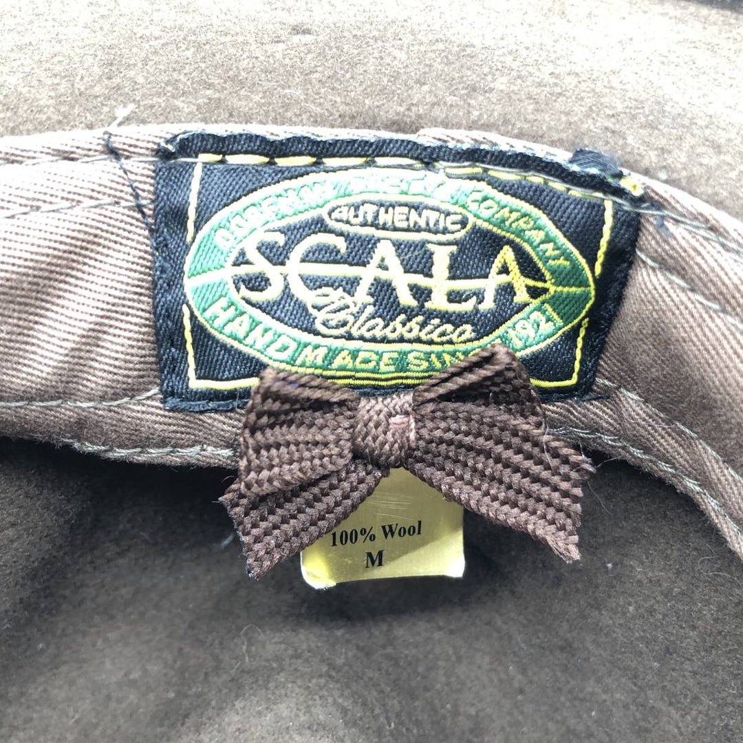 SCALA CLASSICO Wool Felt Hat, One Size Fits Most wool brown type Vintage Second Hand