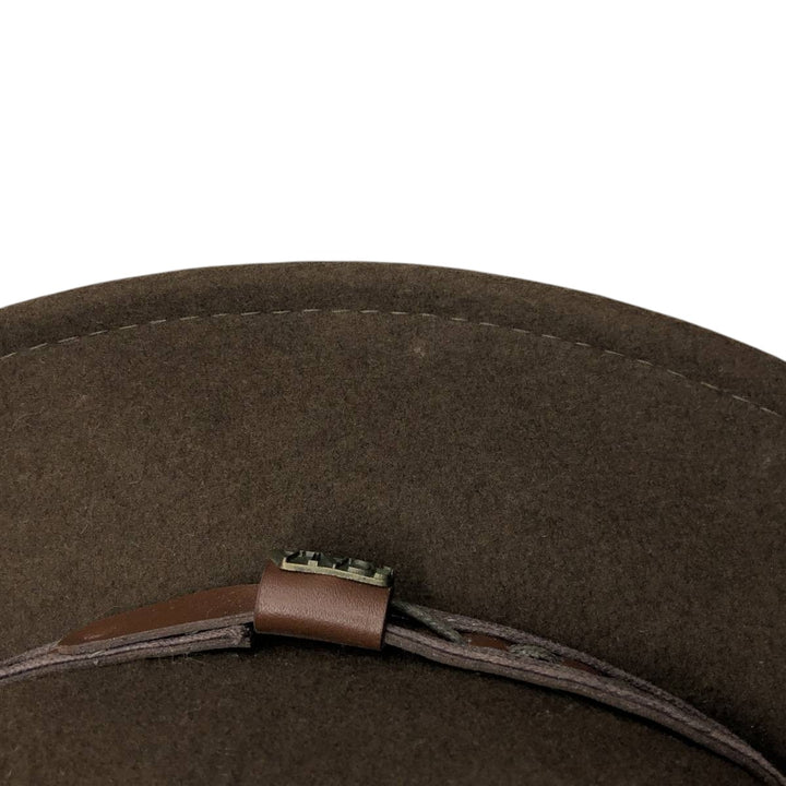 SCALA CLASSICO Wool Felt Hat, One Size Fits Most wool brown type Vintage Second Hand