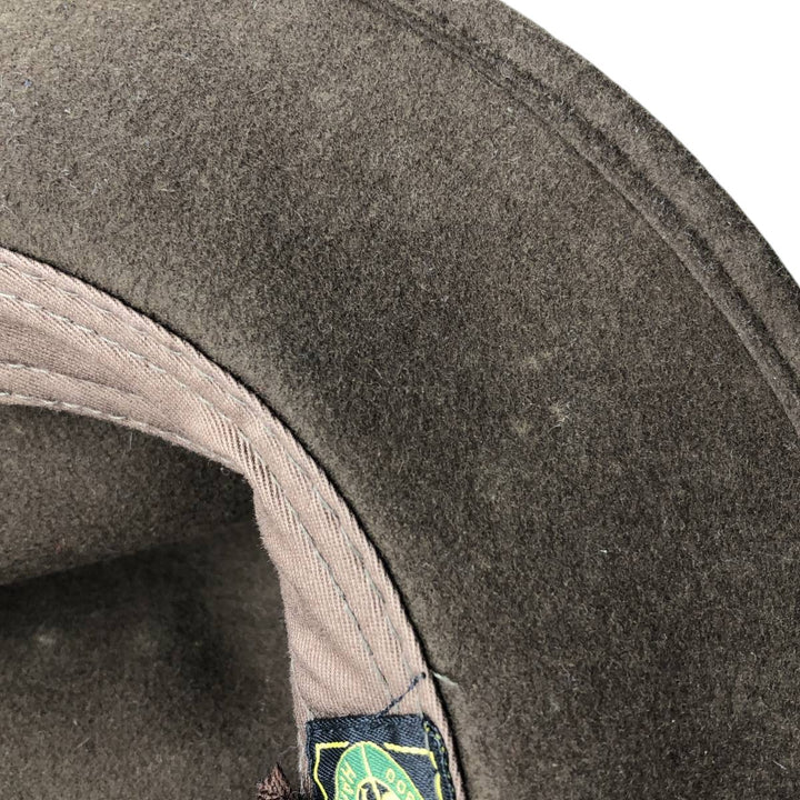 SCALA CLASSICO Wool Felt Hat, One Size Fits Most wool brown type Vintage Second Hand