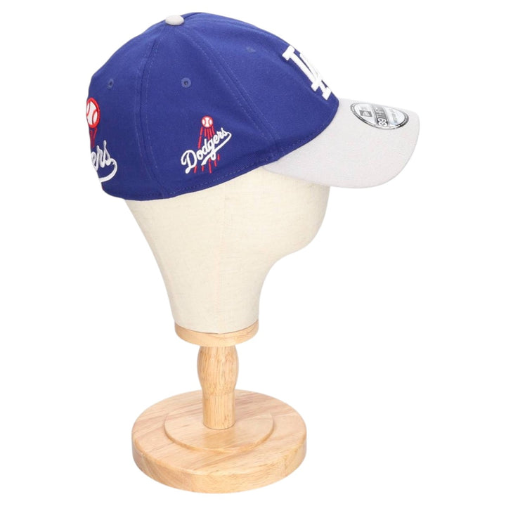 New Era MLB Los Angeles Dodgers Two-Tone Baseball Cap, One Size Fits Most polyester gray type Vintage Second Hand