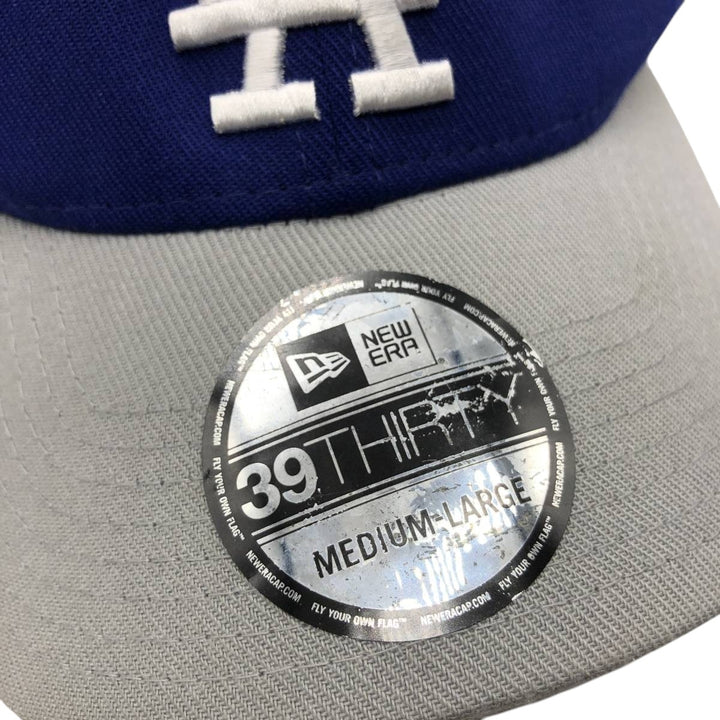 New Era MLB Los Angeles Dodgers Two-Tone Baseball Cap, One Size Fits Most polyester gray type Vintage Second Hand