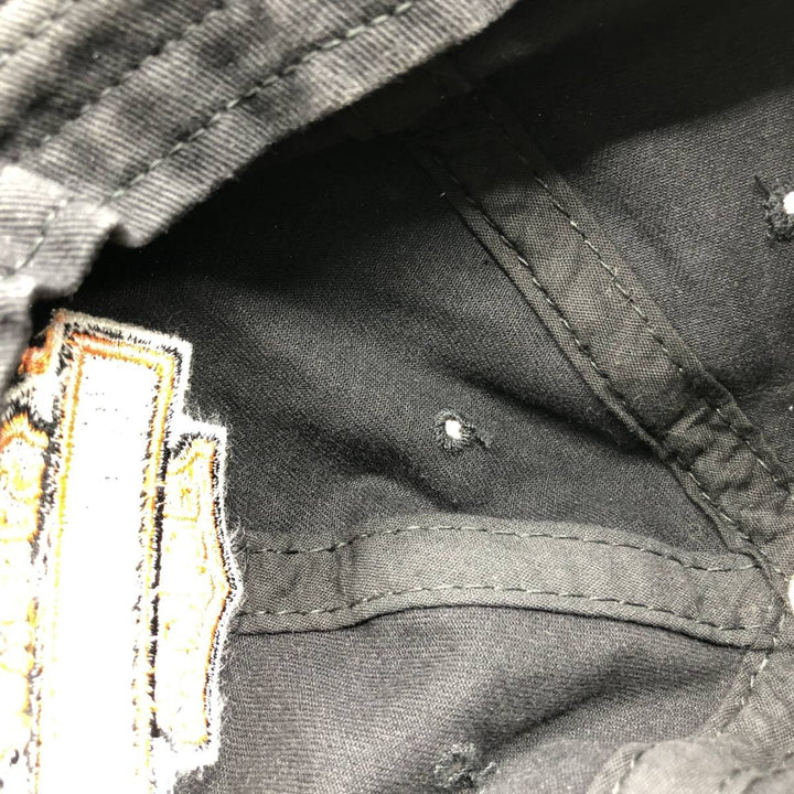 90'S Harley-Davidson Advertising Baseball Cap, 6-Panel Cap, Made in USA, One Size Fits Most unclear black type Vintage Second Hand