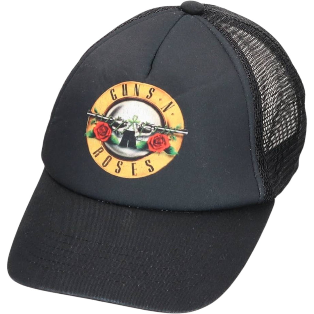 GUNS N' ROSES Mesh Cap, One Size Fits Most, Band polyester black type Vintage Second Hand