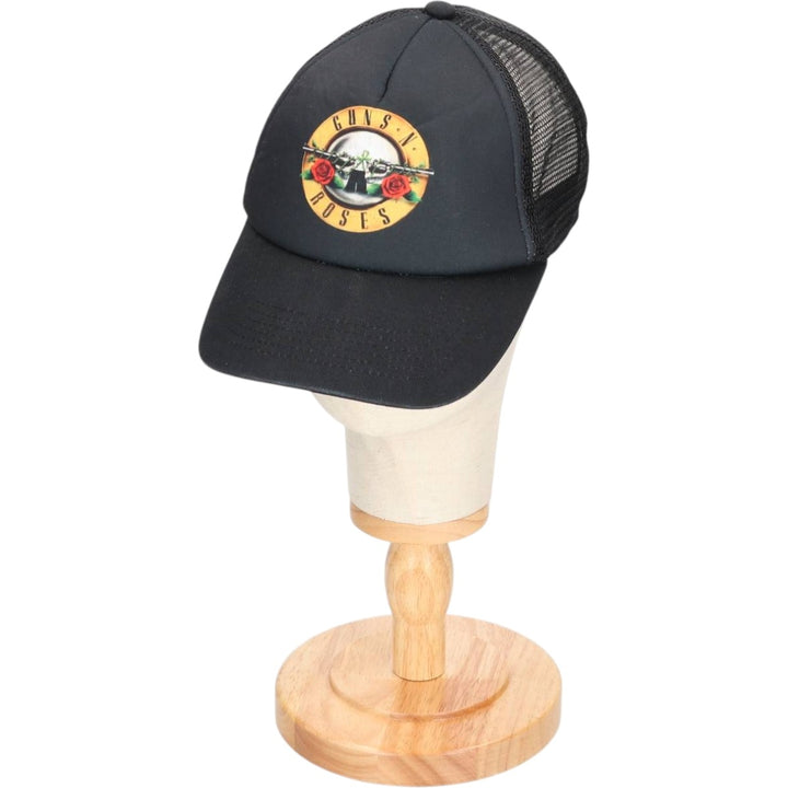 GUNS N' ROSES Mesh Cap, One Size Fits Most, Band polyester black type Vintage Second Hand
