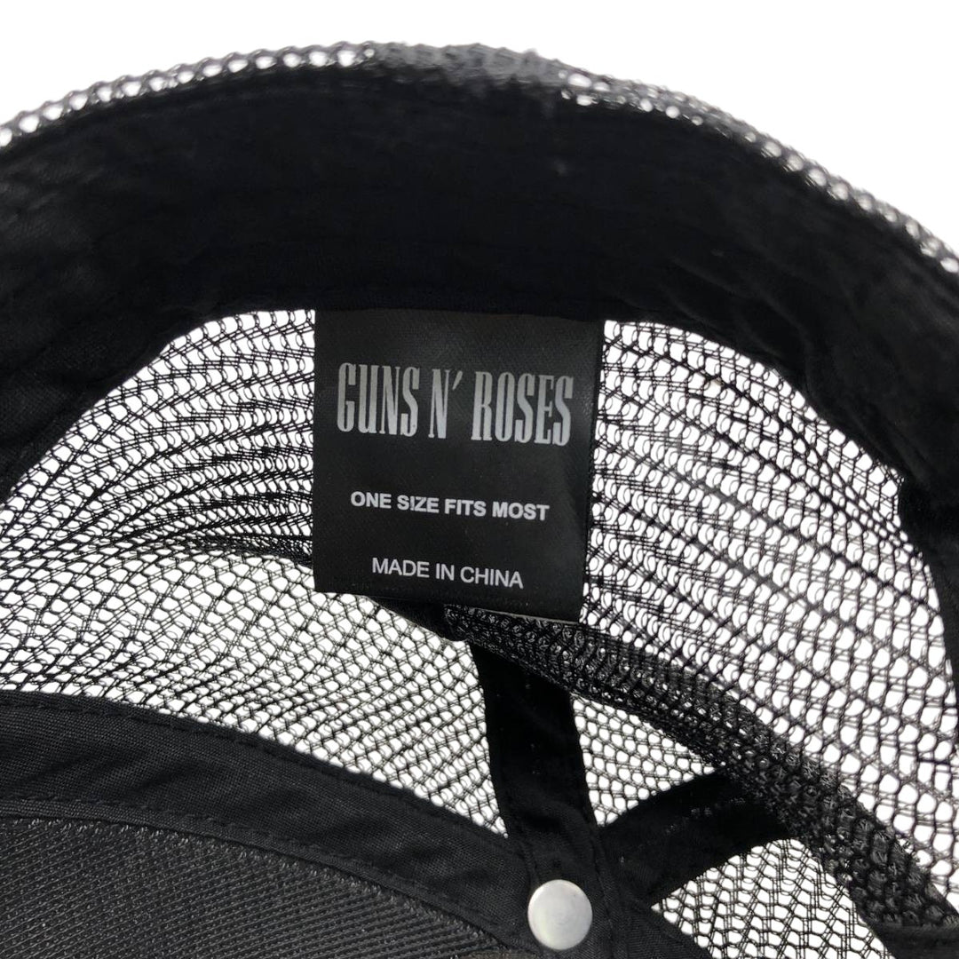 GUNS N' ROSES Mesh Cap, One Size Fits Most, Band polyester black type Vintage Second Hand