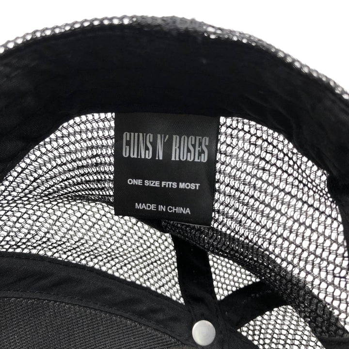 GUNS N' ROSES Mesh Cap, One Size Fits Most, Band polyester black type Vintage Second Hand