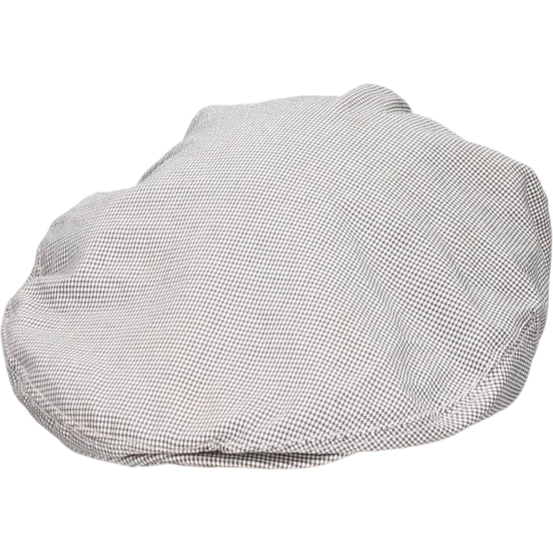 Ralph Lauren POLO by Ralph Lauren Houndstooth Pattern Newsboy Cap, Made in USA, One Size Fits Most cotton white type Vintage Second Hand