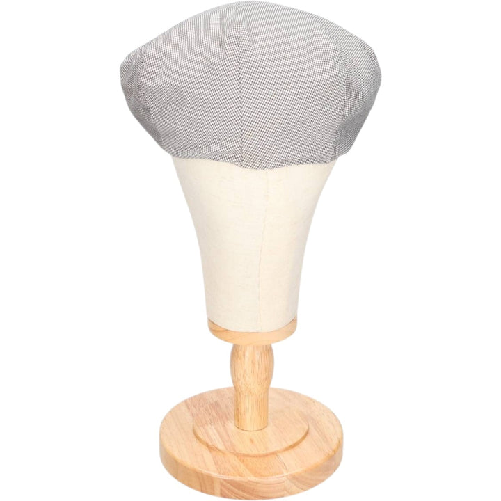 Ralph Lauren POLO by Ralph Lauren Houndstooth Pattern Newsboy Cap, Made in USA, One Size Fits Most cotton white type Vintage Second Hand