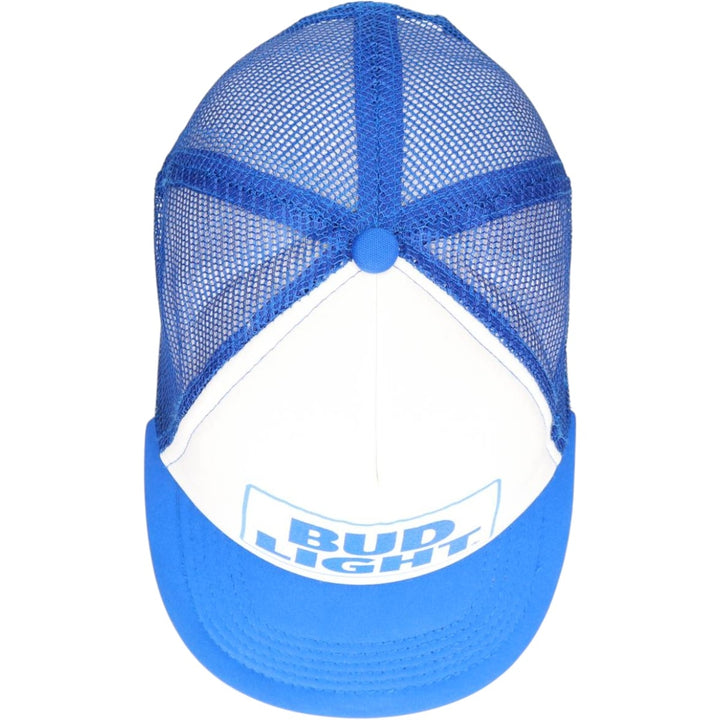 BUD LIGHT Advertising Mesh Cap (One Size Fits All) polyester blue type Vintage Second Hand