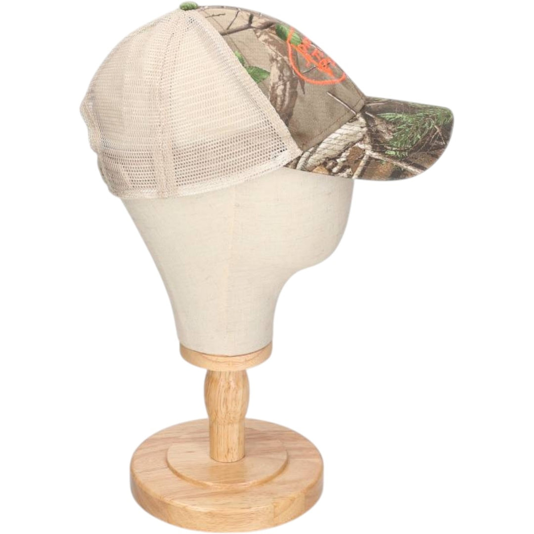 THE GAME Camouflage Pattern Realtree Camo Mesh Cap, One Size Fits Most cotton brown type Vintage Second Hand