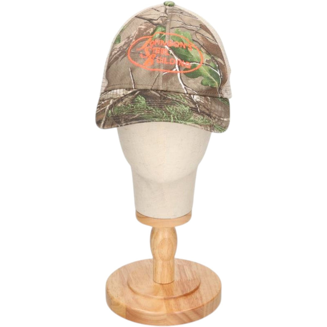 THE GAME Camouflage Pattern Realtree Camo Mesh Cap, One Size Fits Most cotton brown type Vintage Second Hand
