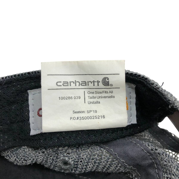 Carhartt Mesh Cap Free Size cotton gray type Vintage Second Hand