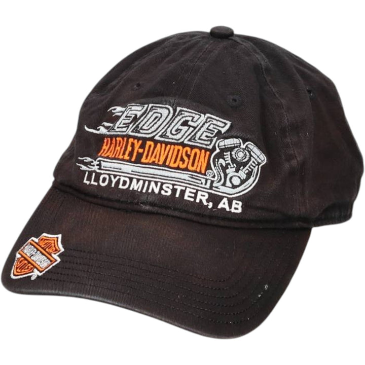 Harley-Davidson Advertising Baseball Cap, 6-Panel Cap, One Size Fits Most unclear black type Vintage Second Hand
