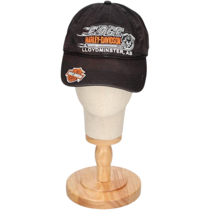 Harley-Davidson Advertising Baseball Cap, 6-Panel Cap, One Size Fits Most unclear black type Vintage Second Hand