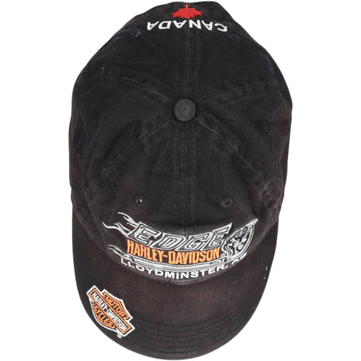 Harley-Davidson Advertising Baseball Cap, 6-Panel Cap, One Size Fits Most unclear black type Vintage Second Hand