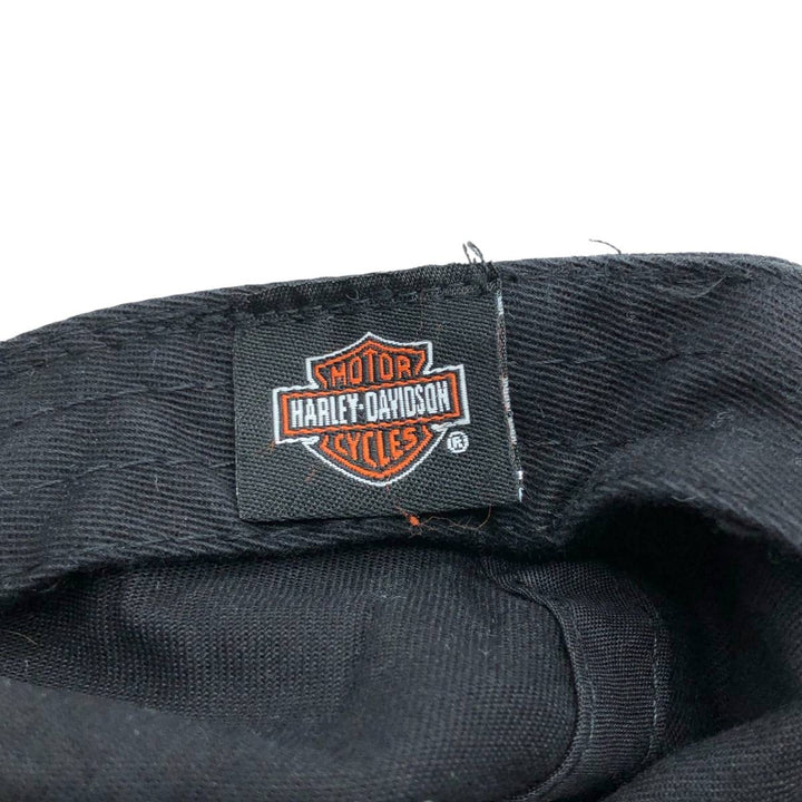 Harley-Davidson Advertising Baseball Cap, 6-Panel Cap, One Size Fits Most unclear black type Vintage Second Hand