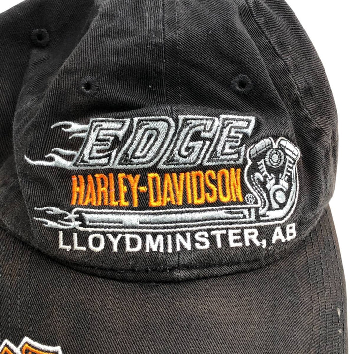 Harley-Davidson Advertising Baseball Cap, 6-Panel Cap, One Size Fits Most unclear black type Vintage Second Hand