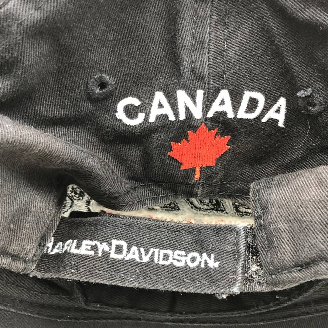Harley-Davidson Advertising Baseball Cap, 6-Panel Cap, One Size Fits Most unclear black type Vintage Second Hand