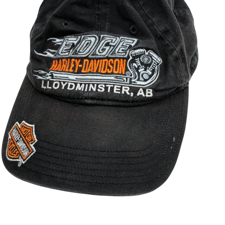 Harley-Davidson Advertising Baseball Cap, 6-Panel Cap, One Size Fits Most unclear black type Vintage Second Hand