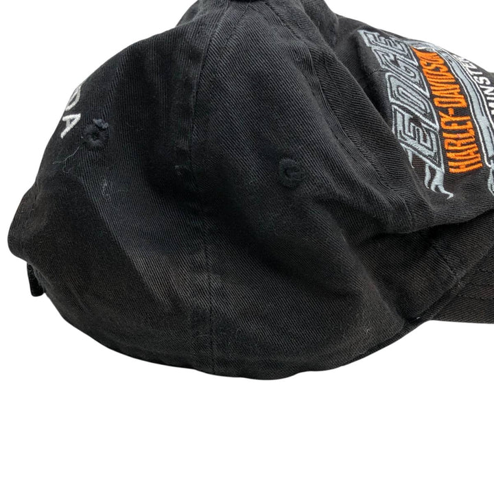 Harley-Davidson Advertising Baseball Cap, 6-Panel Cap, One Size Fits Most unclear black type Vintage Second Hand