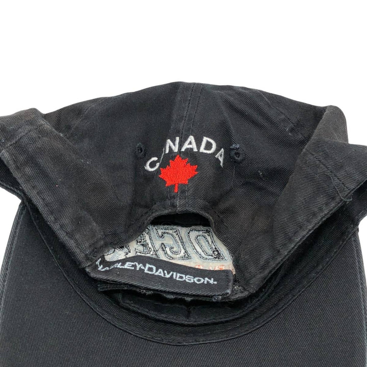 Harley-Davidson Advertising Baseball Cap, 6-Panel Cap, One Size Fits Most unclear black type Vintage Second Hand