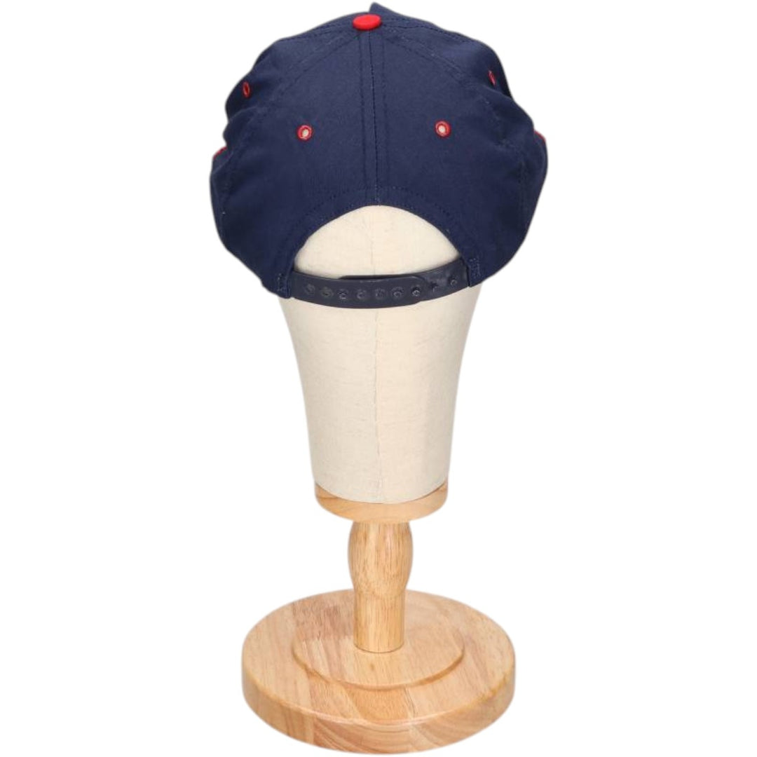 90'S Budweiser Two-Tone Advertising Baseball Cap, Made in USA, One Size Fits All, Vintage unclear red type Vintage Second Hand