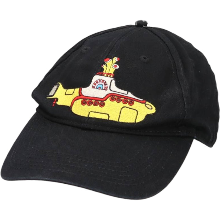 THE BEATLES YELLOW SUBMARINE Band Baseball Cap, One Size Fits Most unclear black type Vintage Second Hand