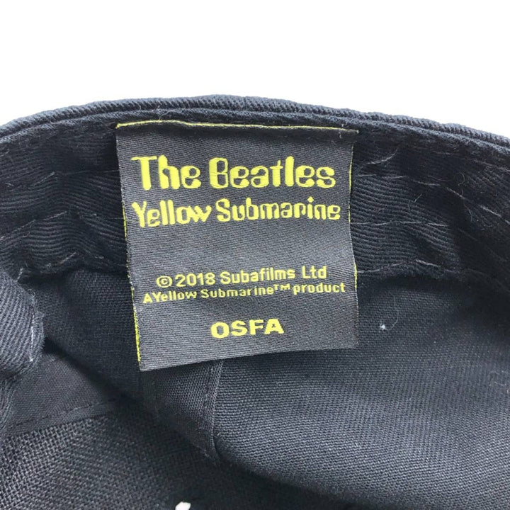 THE BEATLES YELLOW SUBMARINE Band Baseball Cap, One Size Fits Most unclear black type Vintage Second Hand