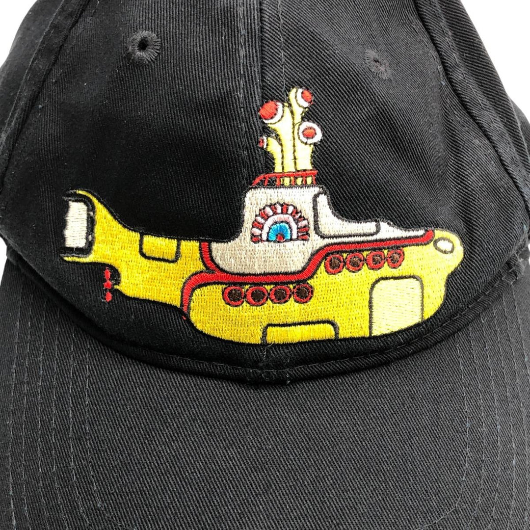 THE BEATLES YELLOW SUBMARINE Band Baseball Cap, One Size Fits Most unclear black type Vintage Second Hand