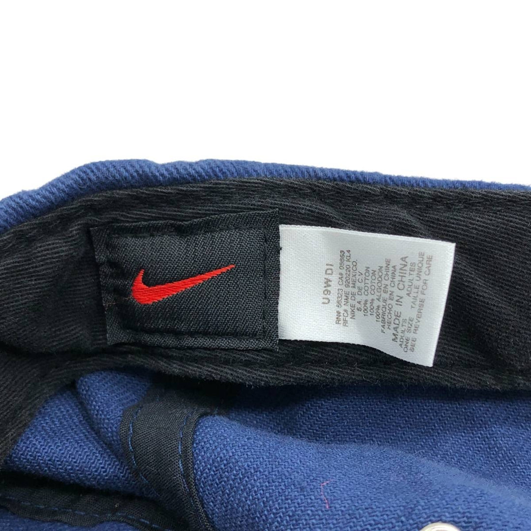 Vintage 90'S Nike 6-Panel Baseball Cap, One Size Fits All cotton blue type Vintage Second Hand