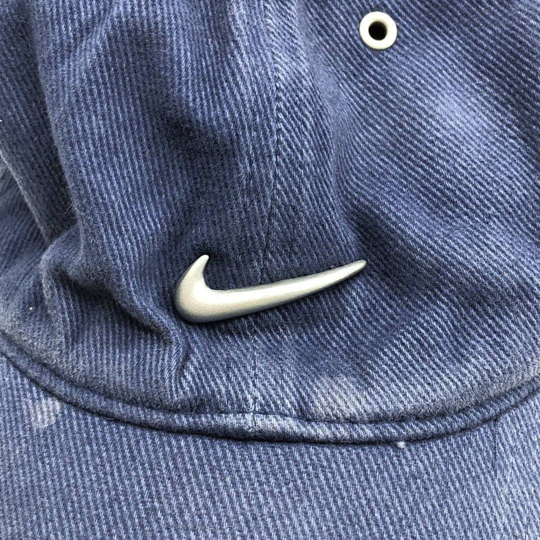 Vintage 90'S Nike 6-Panel Baseball Cap, One Size Fits All cotton blue type Vintage Second Hand