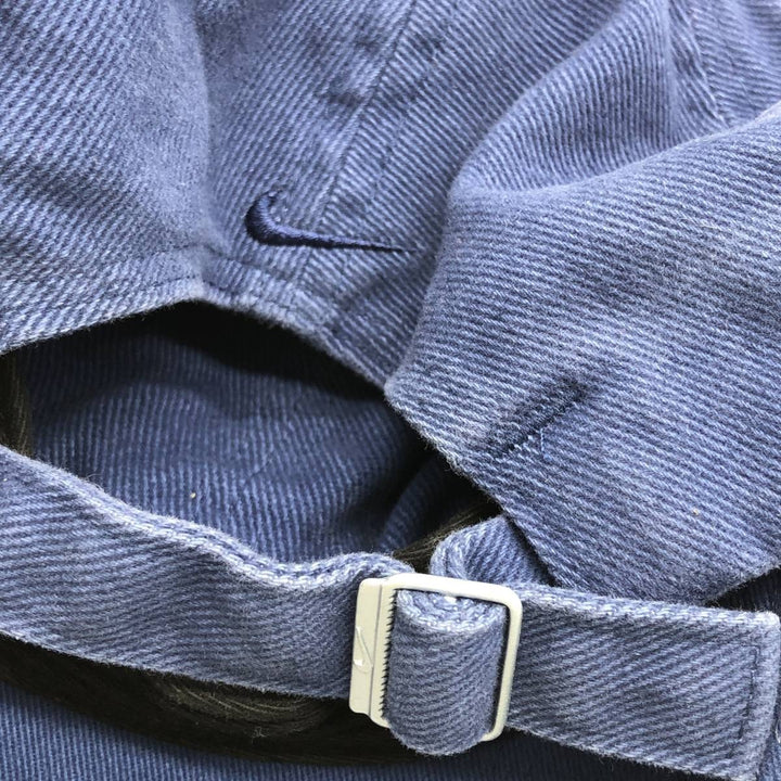 Vintage 90'S Nike 6-Panel Baseball Cap, One Size Fits All cotton blue type Vintage Second Hand