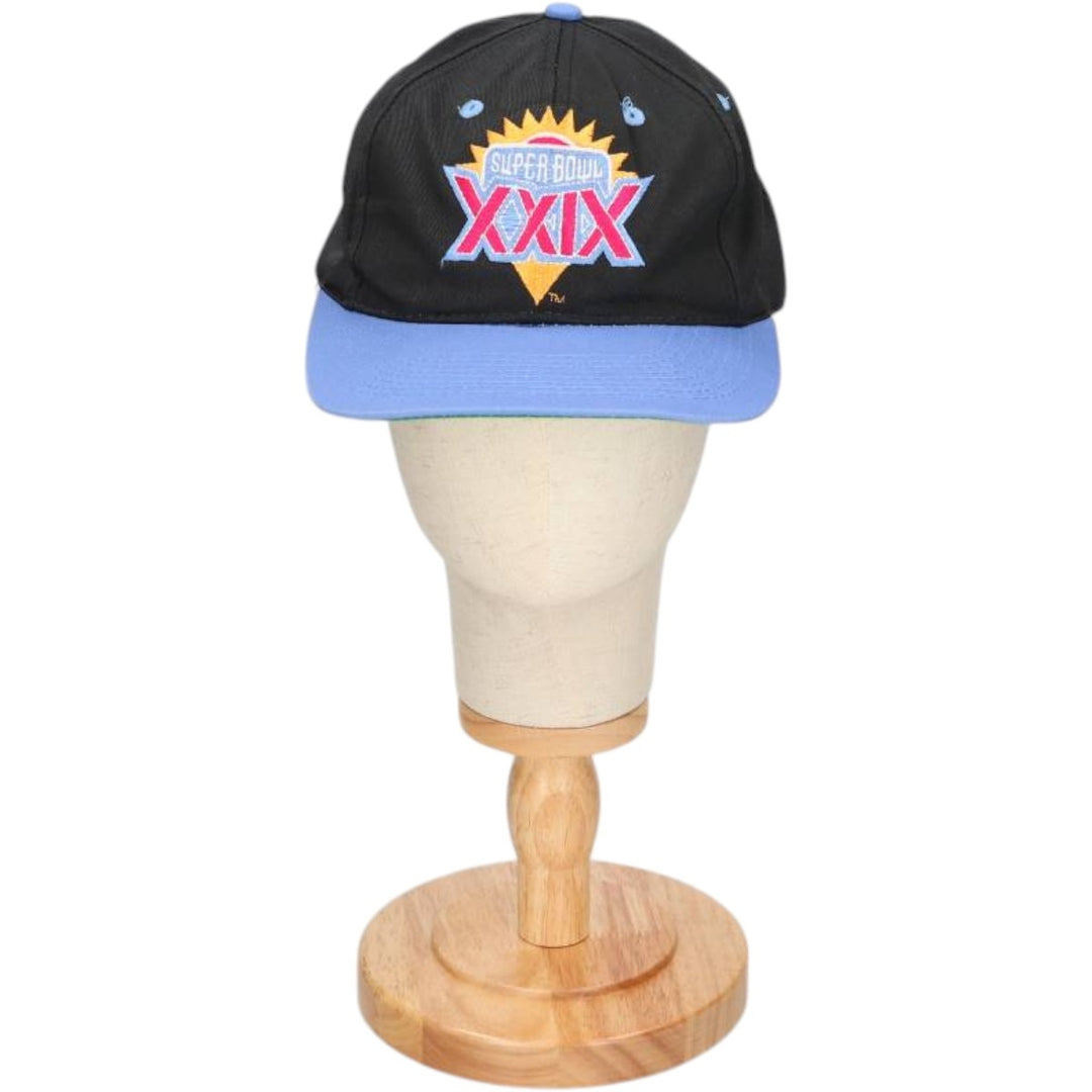 The Game NFL Super Bowl XXIX Two-Tone Baseball Cap, One Size Fits Most polyester black type Vintage Second Hand
