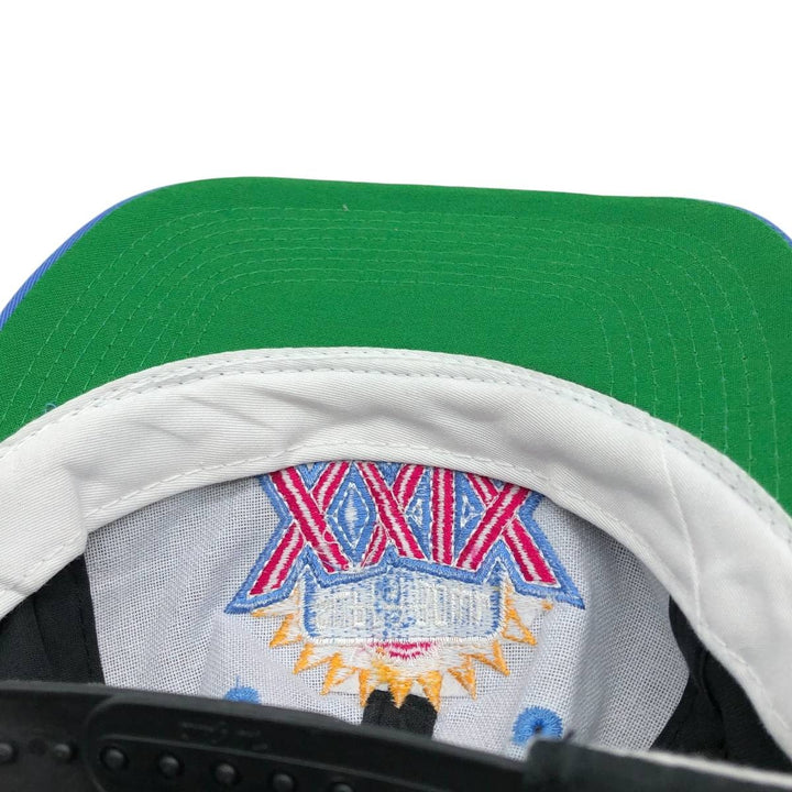 The Game NFL Super Bowl XXIX Two-Tone Baseball Cap, One Size Fits Most polyester black type Vintage Second Hand