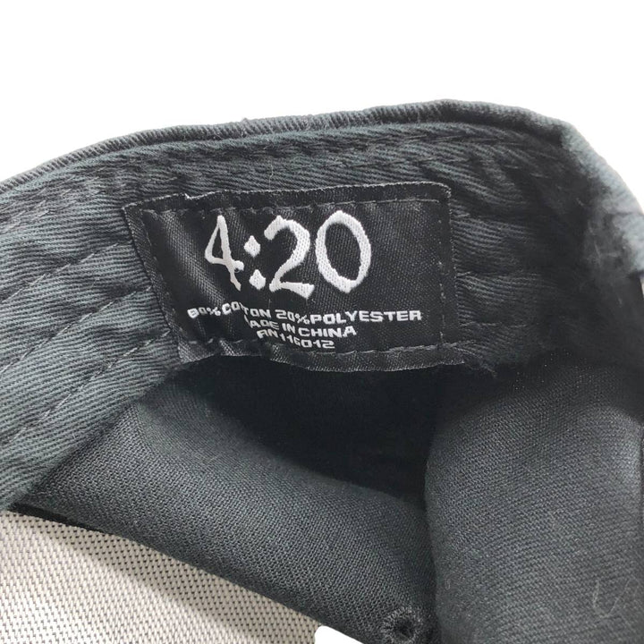 4:20 Sublime Band Baseball Cap 6 Panel Cap One Size Fits All cotton black type Vintage Second Hand