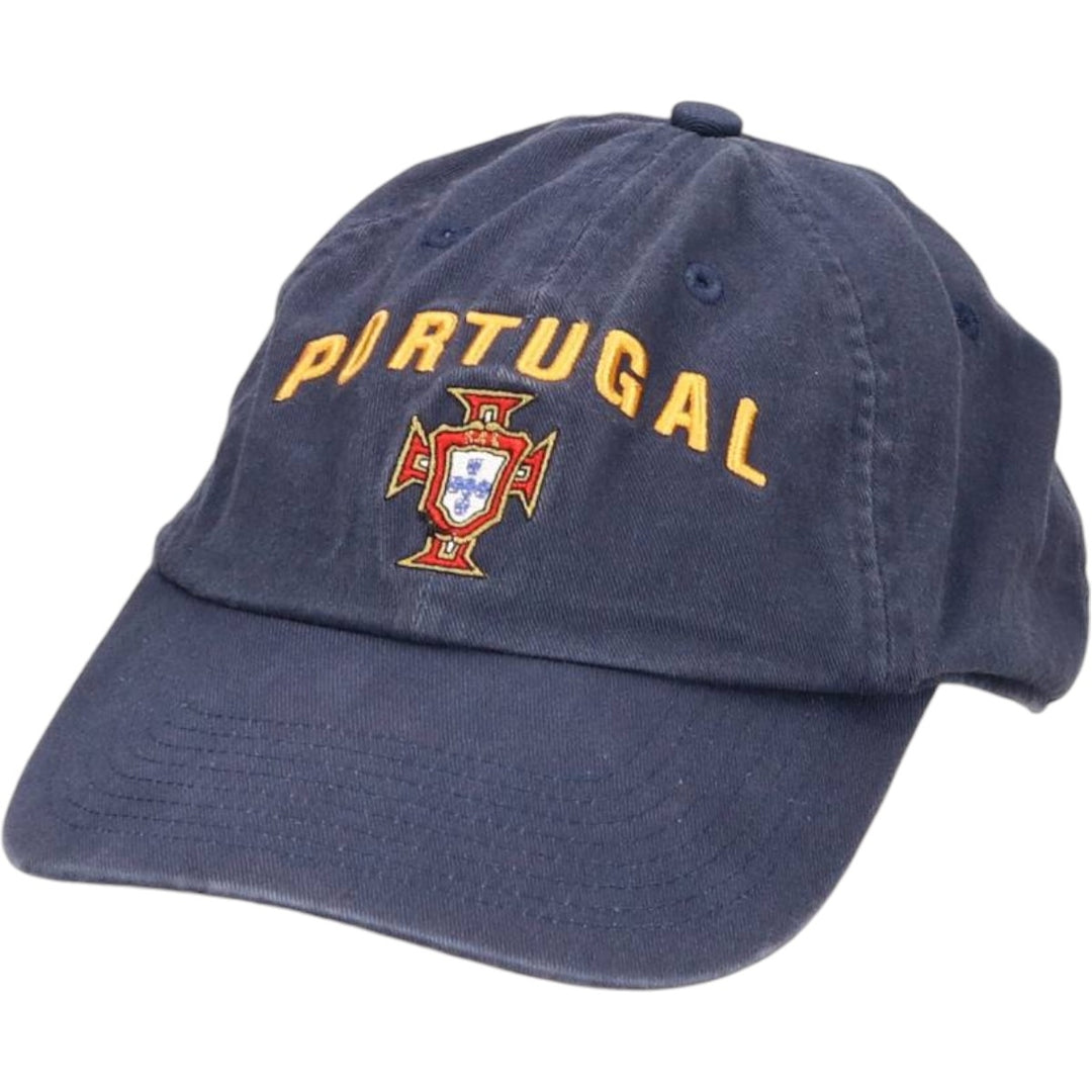 2000'S Nike Team Portugal Baseball Cap, 6-Panel, One Size Fits Most cotton navy blue type Vintage Second Hand