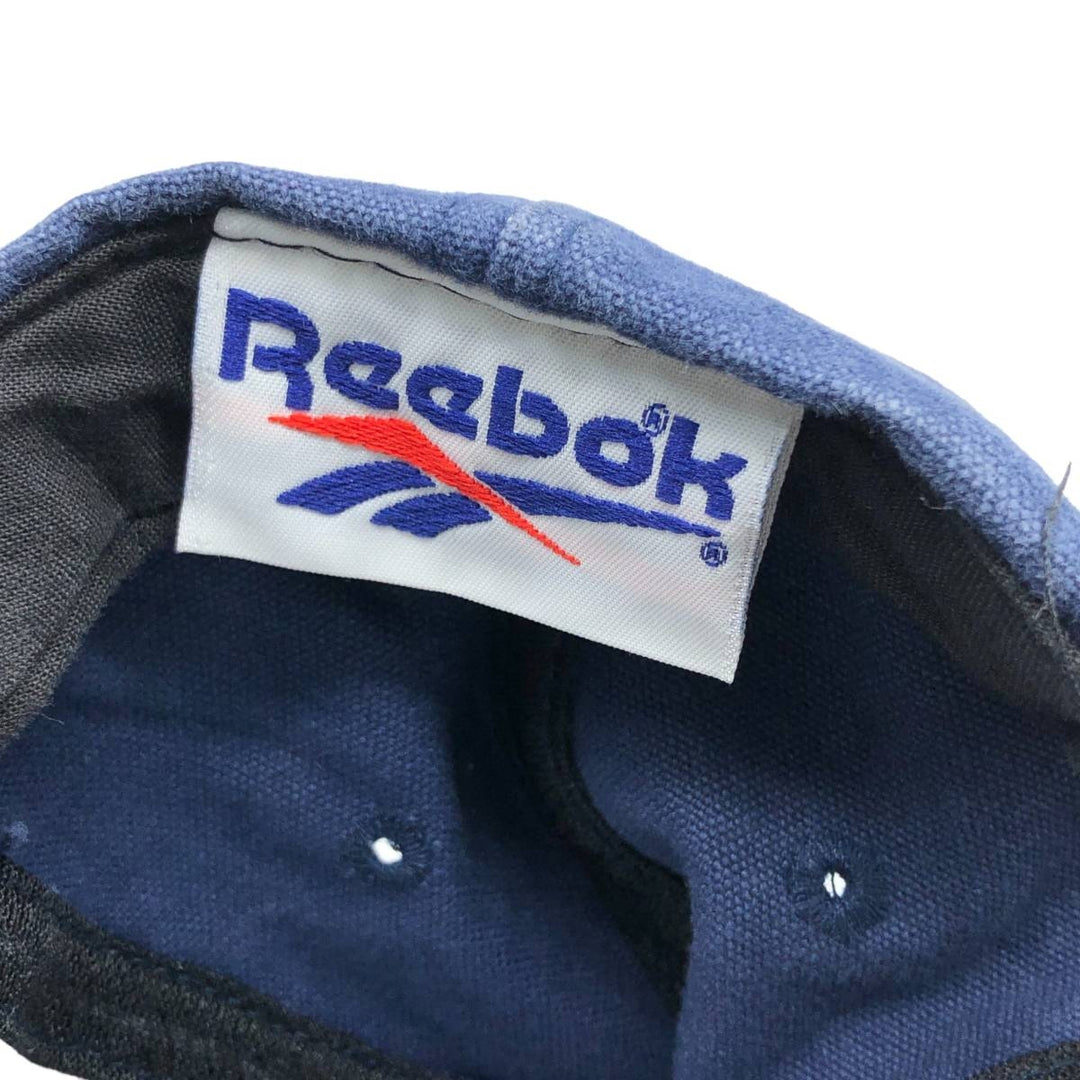 90'S Reebok Baseball Cap, Free Size, Vintage cotton navy blue type Vintage Second Hand