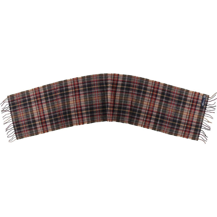 Ralph Lauren Polo Ralph Lauren Check Pattern Wool Scarf Made in England wool red type Vintage Second Hand