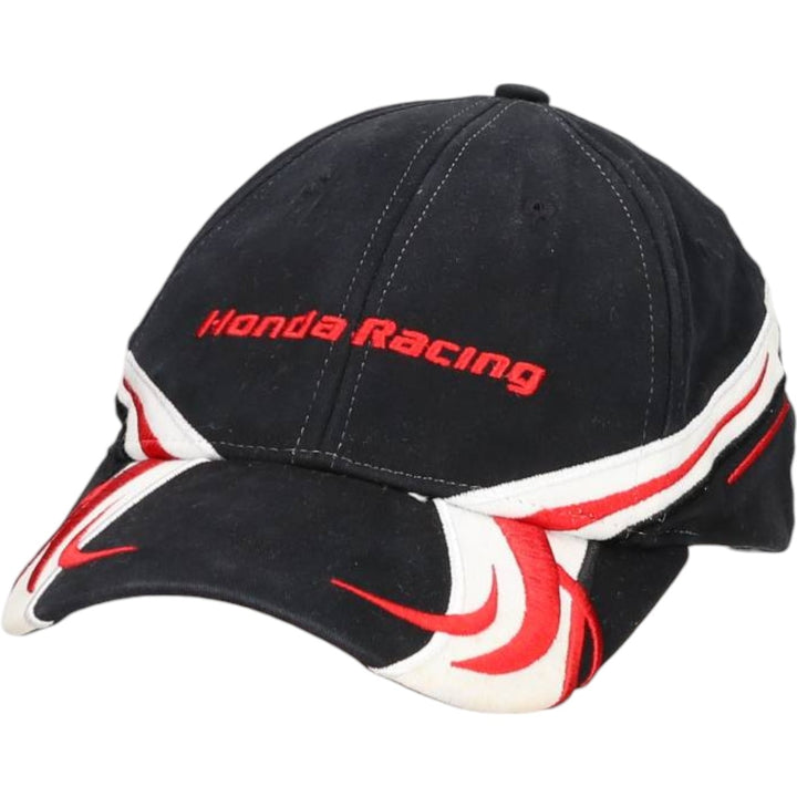 HONDA RACING Advertising Racing Cap (One Size Fits All) unclear red type Vintage Second Hand