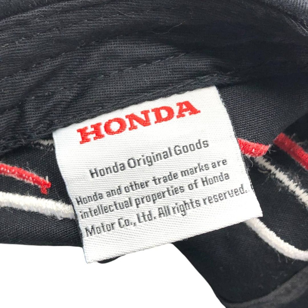 HONDA RACING Advertising Racing Cap (One Size Fits All) unclear red type Vintage Second Hand