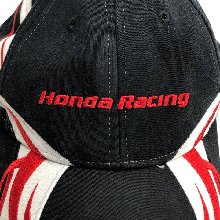 HONDA RACING Advertising Racing Cap (One Size Fits All) unclear red type Vintage Second Hand