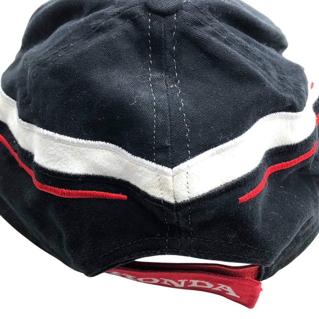 HONDA RACING Advertising Racing Cap (One Size Fits All) unclear red type Vintage Second Hand