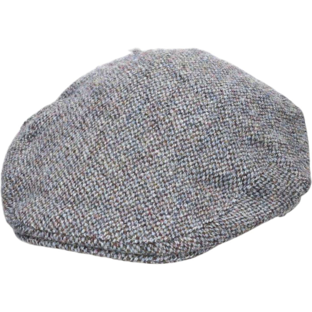 Harris Tweed hunting cap, one size fits all wool gray type Vintage Second Hand
