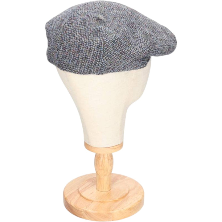 Harris Tweed hunting cap, one size fits all wool gray type Vintage Second Hand